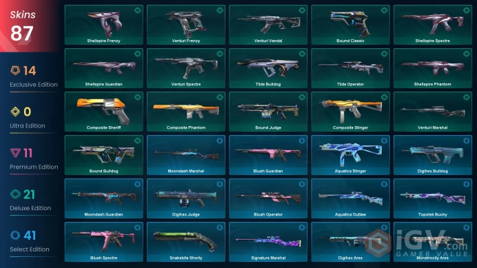 AP | 87 Skins | Platinum 1 | Onimaru Bundle | RGX 11z Pro Blade | Spectrum Phantom | 5 Battlepasses Purchase | Full Access | Full Details Below!