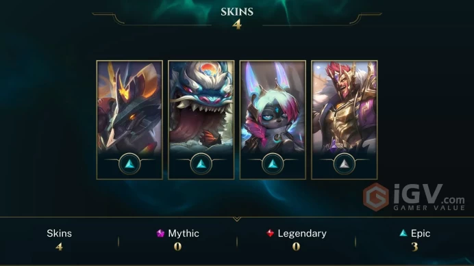 [S16 - SP1] EUW /PLATINUM IV (1/5 1LOSE)/ 59 CHAMPİONS / 4 SKİN / CHANGEABLE MAİL / HANDMADE