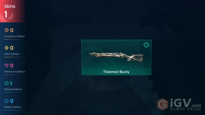 EU | 1 Skin | Gold | Level 19 | VP Value 1275 | Titanmail Bucky | 9 Buddies | Full Details Below!