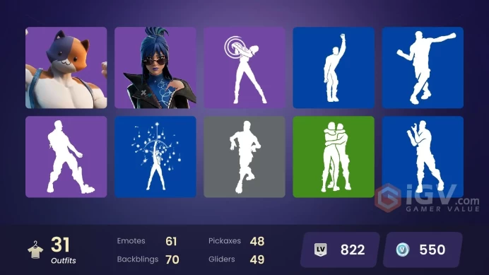  PC  31 SKINS  Hades  Gear Specialist Maya  Peter Griffin  Zeus  Valeria  Korra  550 VBUCKS  FNj8s 