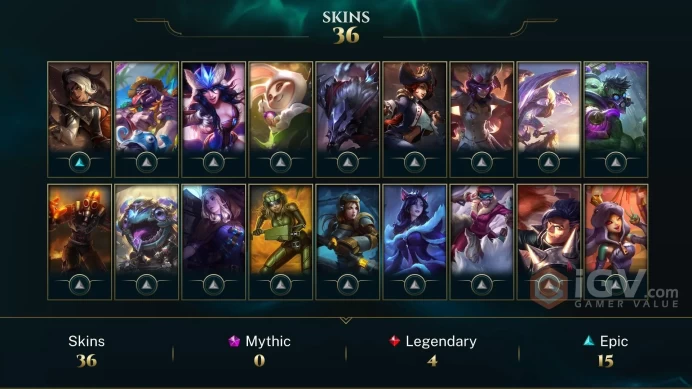 EUW -(S16) BRONZE 1 %0WR - 69 Champ - 36 Good Skins(4 Legendary, 15 Epic) - S10 ACC - FULL ACCES - SAFETY - CHEAP
