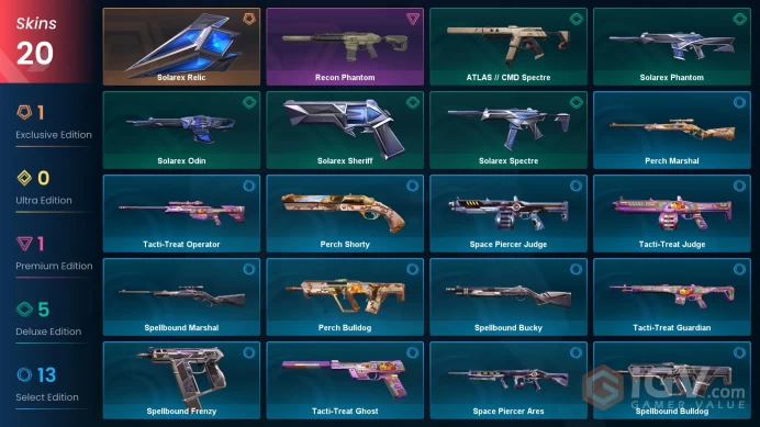 EU | 20 Skins | VP Value 3775 | Buddies 50 | Recon Phantom |Level 40 | 2 Battlepasses Purchase | 