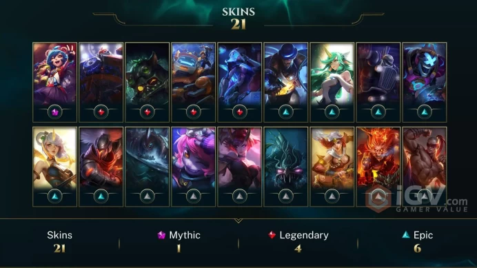SG 21 SKINS BRONZE 4 59 CHAMPIONS 62 LEVEL INSTANT DELIVERY FULL ACCESS F7qc6