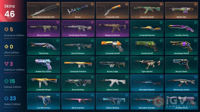 EU | 30 Skins | Bronze 3 | Level 179 | Buddies 53 | Black.Market Butterfly Knife  | Imperium Vandal  | BlastX Odin| 2 Battlepasses Purchase | Fu