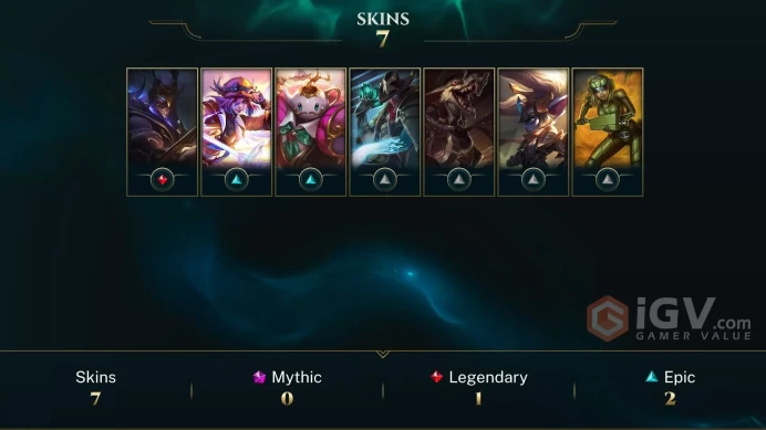 EUW MASTER (457LP) %57WR - MASTER (600LP) PEAK - 90 CHAMPIONS - 7 GOOD SKINS - HANDMADE - UNVERIFIED - FULL ACCESS -LIFETIME WARRANTY- CHEAP
