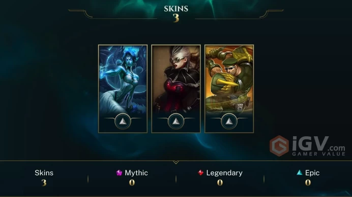 【LAN 】Level 30    61 Champ/ 3 Skins   Full Access  High Quality Account  Instant Delivery️