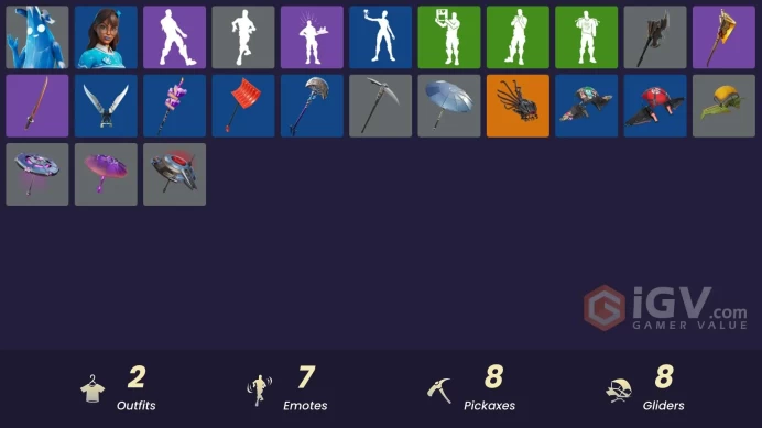 [PSN/XBOX/PC] 2 skins | Polar Peely | Blizzabelle | Datafiber Chargepack | Ancestral Bloom | Lil' Black Heart | Fishstick Janky | 4 Me???