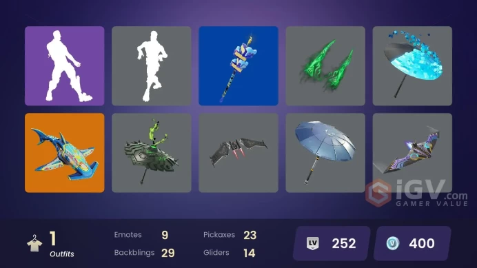 [PSN/XBOX/PC] 1 skins | Slayer Juice WRLD | Meowtooth Plush | Gwenpool's Katanas | Captain Jones's Shield & Pickaxe | Pip-Boy | 999 Knives