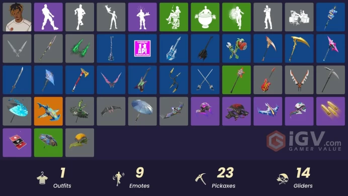 [PSN/XBOX/PC] 1 skins | Slayer Juice WRLD | Meowtooth Plush | Gwenpool's Katanas | Captain Jones's Shield & Pickaxe | Pip-Boy | 999 Knives