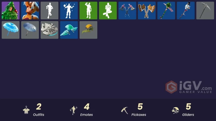 [PSN/XBOX/PC] 2 skins | Lt. Evergreen | Wooly Warrior | The Sith | Re-gifter | 2020 Kickflip | Basecamp Bag | Clawz Retro | Snowy