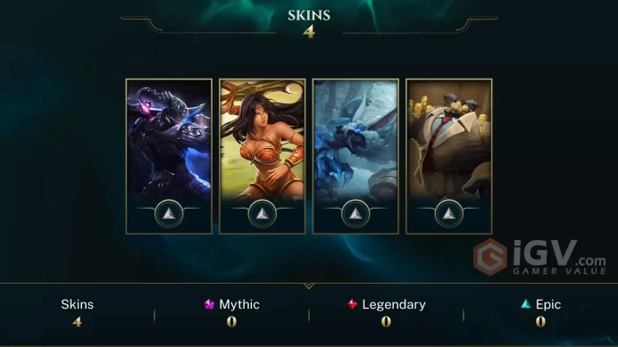 【LAN 】Level 35   37  Champ/ 4  Skins   Full Access  High Quality Account  Instant Delivery️