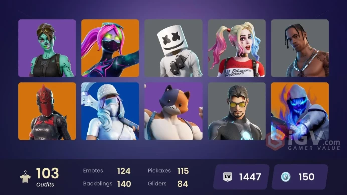103 SKINS | TRAVIS SCOTT | ASTRO JACK | TART TYCOON | CRACKSHOT | VI | FADE | RED KNIGHT | MIDAS REX | GALAXIA