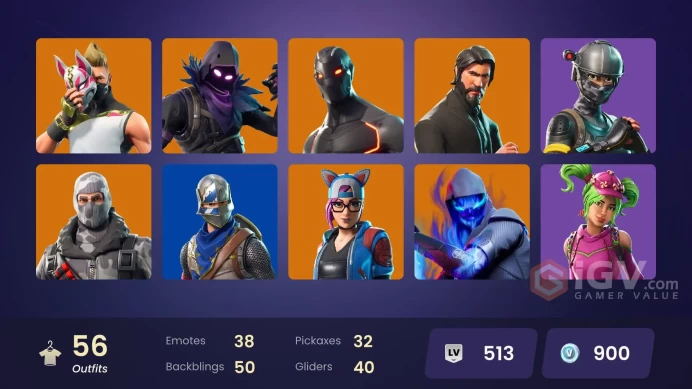 [PSN/XBOX/PC] 56 skins | The Reaper | Blue Squire | Royale Knight | Elite Agent | Blue Team Leader | Sub Commander | Havoc | Raven | Drift 