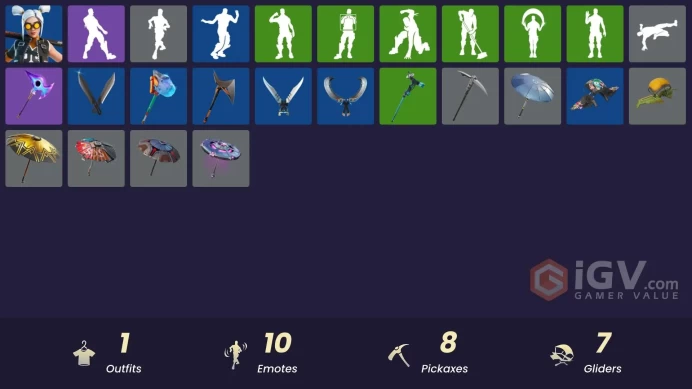 [PSN/XBOX/PC] 1 skins | Dizzie | Sigil of the Alliance War | Arroyo Pack | Fishstick Janky | Deep Dive | Beachcomber | 8-Ball Janky