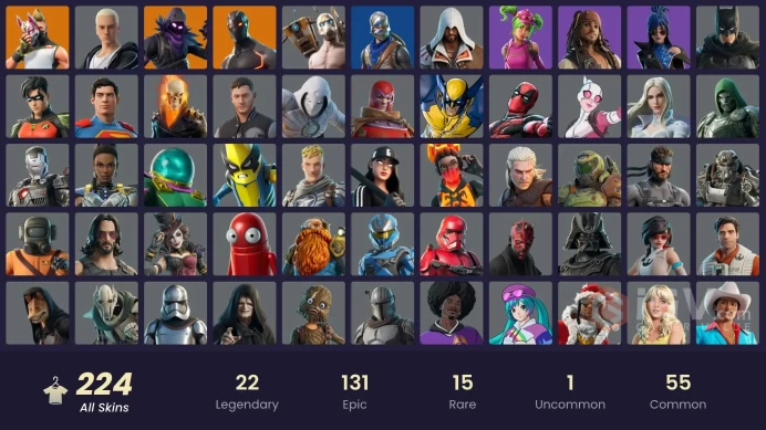 [PC/PSN/XBOX] 224 skins | Ultimate STW | Blue Squire | Take The L | Orange Justice| Psycho Bandit | Hope | 4500 VB