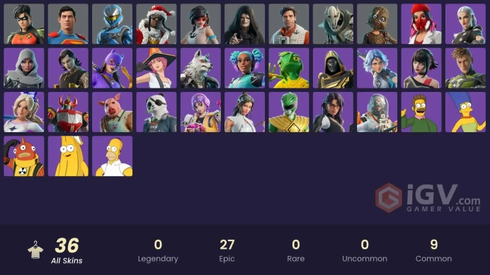 [PSN/PC/Xbox] 36 skins | Emperor Palpatine | Poe Dameron | Apprentice Evie | Wookiee Team Leader | General Grievous | UNSC Spartan | Santa Dogg 