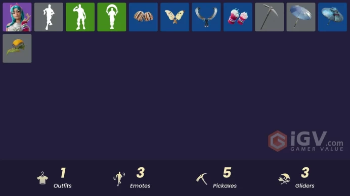 [PSN/XBOX/PC] 1 skins | Katalina | Spectra Protector | Katalina's Kit Bag | Clawz Retro | Peely Whip | Nanner Bashers | Premiere Poms