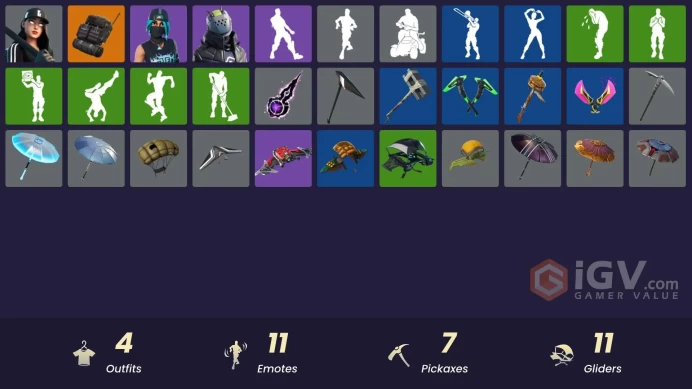 [PSN/XBOX/PC] 4 skins | Catalyst | Ruby Shadows | Tilted Teknique | X-Lord | Soul's Reach | Blackout Bag | Dino Deck | Clawz Retro