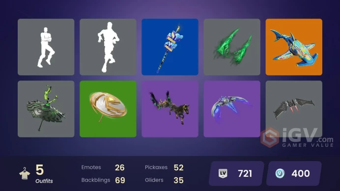 [PSN/XBOX/PC] 5 skins | Santa Dogg | Slayer Juice WRLD | Felina | Blitz Knight | Trailblazer Tai | Piñata Brian | Ruby Relic | Cozy Conch