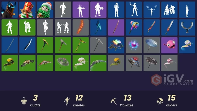 [PSN/PC/Xbox] 3 skins | Holiday Boxy | Winterfest Bushranger | Absenz | Adira's Battle Flag | Love Lock | Society Shield | Kata-Pack | 0 VB