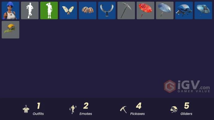 [PSN/XBOX/PC] 1 skins | Blue Team Leader | Spectra Protector | Clawz Retro | Peely Whip | Nanner Bashers | Premiere Poms | Secret Scimitars