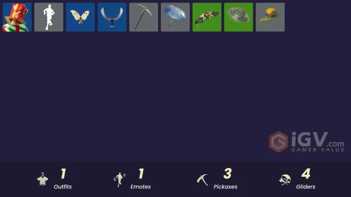 [PSN/XBOX/PC] 1 skins | Holiday Boxy | Spectra Protector | Glorious Giftblade | Clawz Retro | Peely Whip | Nanner Bashers | Secret Scimitars