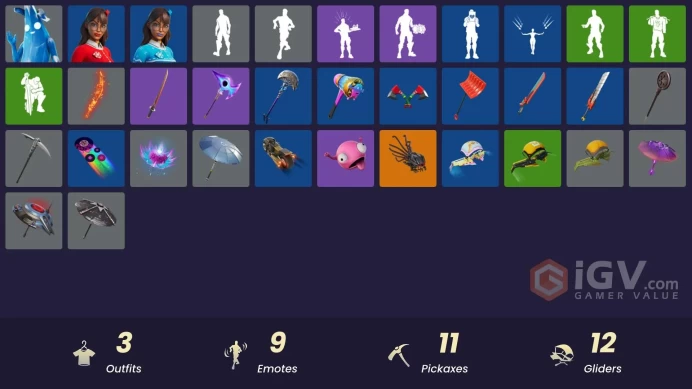 [PSN/XBOX/PC] 3 skins | Polar Peely | Krisabelle | Blizzabelle | Nemesis Box | Adira's Battle Flag | Love Lock | Sushi Sign | Kata-Pack