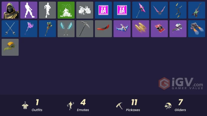 [PSN/XBOX/PC] 1 skins | Blitz Knight | Twin Blasters | Mr. Daruma | Outlaw's Knife Rack | Godzilla's Exo-Spine | Tomoki & Katana