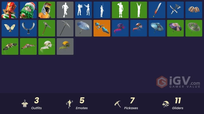 [PSN/XBOX/PC] 3 skins | Holiday Boxy | Winterfest Bushranger | Runway Racer | Spectra Protector | Apocalypse Shroud | Stealing Wheel