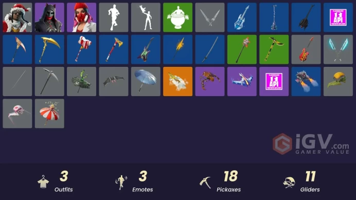 [PSN/PC/Xbox] 3 skins | Santa Dogg | Felina | Yulejacket | Twin Blasters | Meowtooth Plush | Captain Jones's Shield & Pickaxe | 400 VB