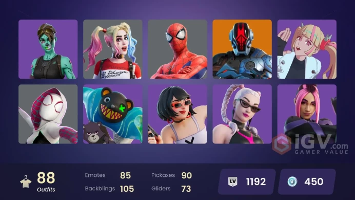 [PSN/PC/Xbox] 88 skins | Game Knight | Spider-Man | Spider-Gwen | Geralt of Rivia | Master Chief | Sultura | Son Goku | The Imagined | Ronin | 4