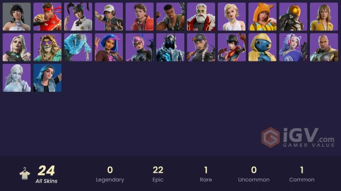 20+ Rare Skins + 3100 V-Bucks | Full Access | Instant Delivery | Trusted Seller