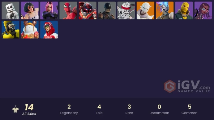 [PSN/PC/Xbox] 14 skins | Snap | Renzo the Destroyer | Spider-Man Zero | Iron Man Zero | MARSHINOBI | Marshmello | Bloodsport | Stormfarer | 450 