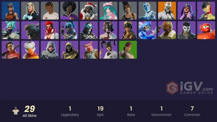 [PSN/PC/Xbox] 29 skins | Rogue Spider Knight | Renegade Raider | Phantom Commando | Thor | Glacial Dummy | Iconic Kim Kardashian | 300 VB