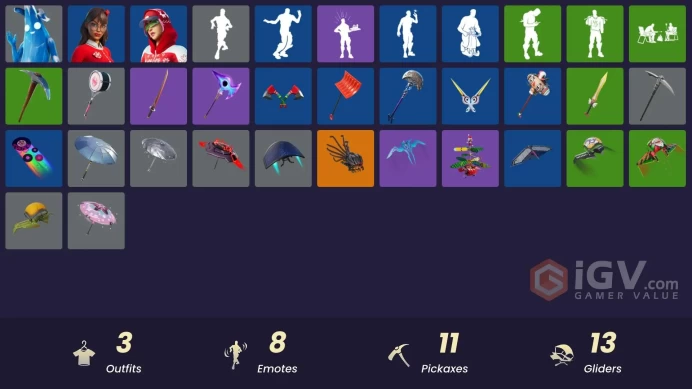 [PSN/PC/Xbox] 3 skins | Polar Peely | Arctic Adeline | Krisabelle | Nemesis Box | Lectro Guard Pack | Lunar Hyperjet | Lunarios | 300 VB