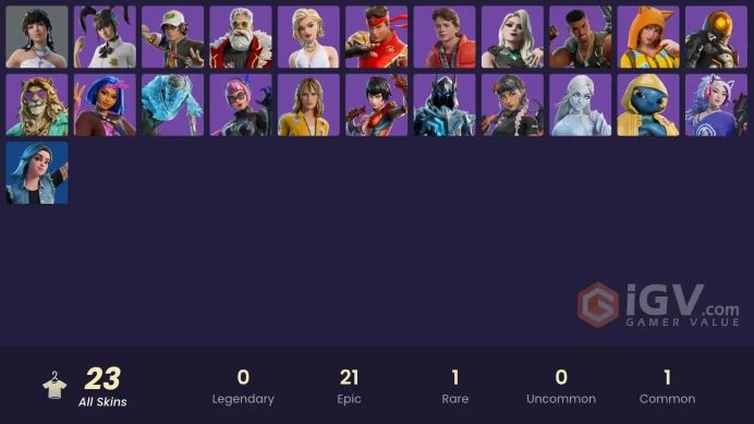20+ Rare Skins + 2800 V-Bucks | Full Access | Instant Delivery | Trusted Seller