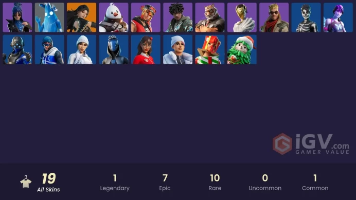 [PSN/PC/Xbox] 19 skins | Orange Justice | Sultura | Trilogy | Point Patroller | Era | Polar Peely | Trace | Hope | Rian | Nisha | Oscar | 0 VB