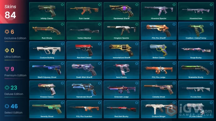 [ASIA] STACKED ACC | 70+ Skins | 5 Knives | Reaver Vandal / Ion Phantom / Reaver Knife | LVL 474