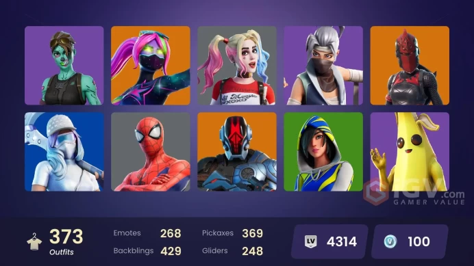 [PC/PSN/XBOX] 373 skins | Naruto Uzumaki |Leviathan Axe| Reaper Axe | Candy Axe | FNCS 3:1 Champion | Verve | Laugh It Up | Point It Out | 100VB