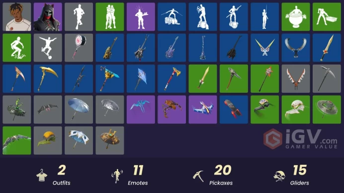 [PSN/XBOX/PC] 2 skins | Slayer Juice WRLD | Felina | Lectro Guard Pack | Piñata Brian | Lunar Hyperjet | Meowtooth Plush | Gwenpool's Katanas