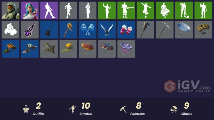 [PSN/XBOX/PC] 2 skins | Master Chief | Katalina | Soul's Reach | Gwenpool's Katanas | Battle Legend | Fishstick Janky | Dino Deck