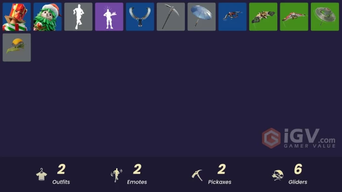 [PSN/XBOX/PC] 2 skins | Holiday Boxy | Winterfest Bushranger | Shattered Halo Ring | Sprite Plushie | Glorious Giftblade | Bedside Nanner