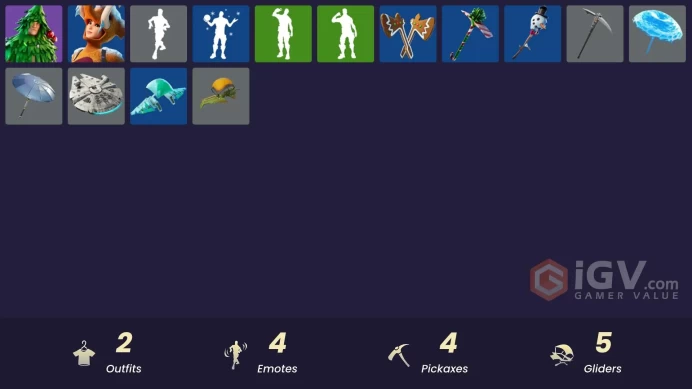 [PSN/XBOX/PC] 2 skins | Lt. Evergreen | Wooly Warrior | The Sith | Re-gifter | 2020 Kickflip | Basecamp Bag | Clawz Retro | Snowy