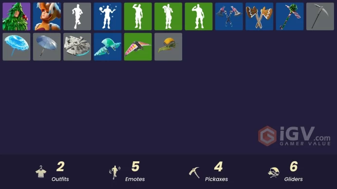 [PSN/XBOX/PC] 2 skins | Lt. Evergreen | Wooly Warrior | The Sith | 2020 Kickflip | Re-gifter | Basecamp Bag | Clawz Retro | Peppermint Pick
