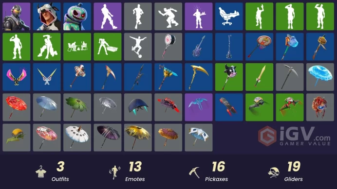 [PSN/XBOX/PC] 3 skins | Rogue Agent | Chrome Punk | Guernsey | Lectro Guard Pack | Lunar Hyperjet | Catalyst | Lunarios | Beachcomber