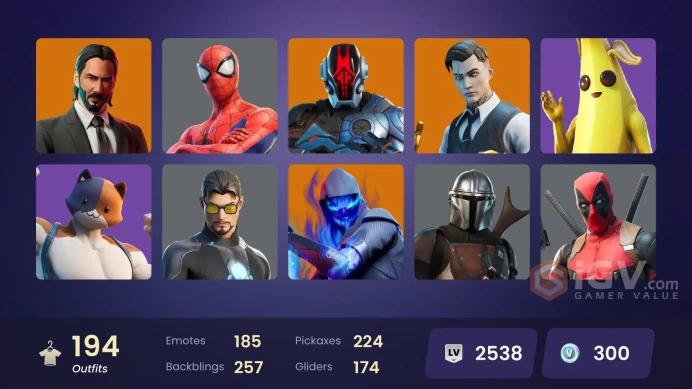 194 skins | Leviathan Axe | Gold Meowscles | Gold Brutus | Gold Midas | Pitch Patroller | Era | Sentinel | Spectra Knight | Midas Rex