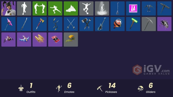 [PSN/XBOX/PC] 1 skins | Yuki Yubari | Shattered Halo Ring | Fishstick Janky | Mercurial | Mr. Daruma | Outlaw's Knife Rack | Homer's Gift