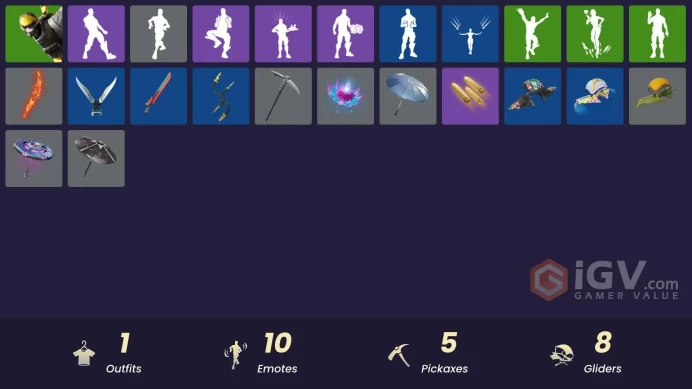 [PSN/XBOX/PC] 1 skins | Hard Charger | Fishstick Janky | Twin Crossfire | Lil' Black Heart | Kata-Pack | Love Lock | 8-Ball Janky