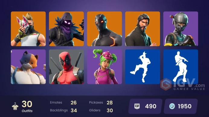 30 skins | The Reaper | Elite Agent | Take The L | Omega | Rogue Agent | Raven | Dark Voyager | Gear Specialist Maya | Calamity | Valor