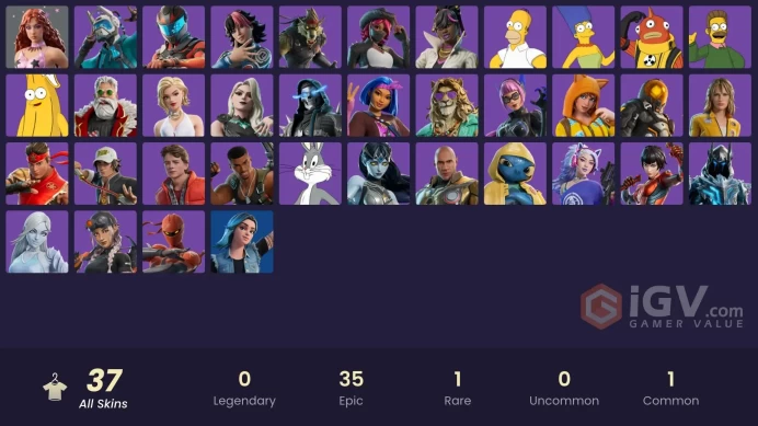 | 37 SKINS | 3300 VBUCKS | FULL ACCESS | EMAIL CHANGEABLE | INSTANT DELIVERY | CHEAP PRICE + MORE VBUCKS